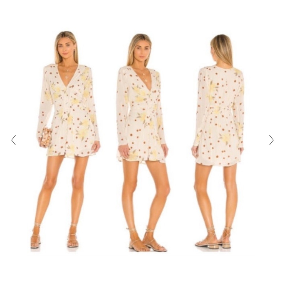 Free People Long Sleeve Mini Dress